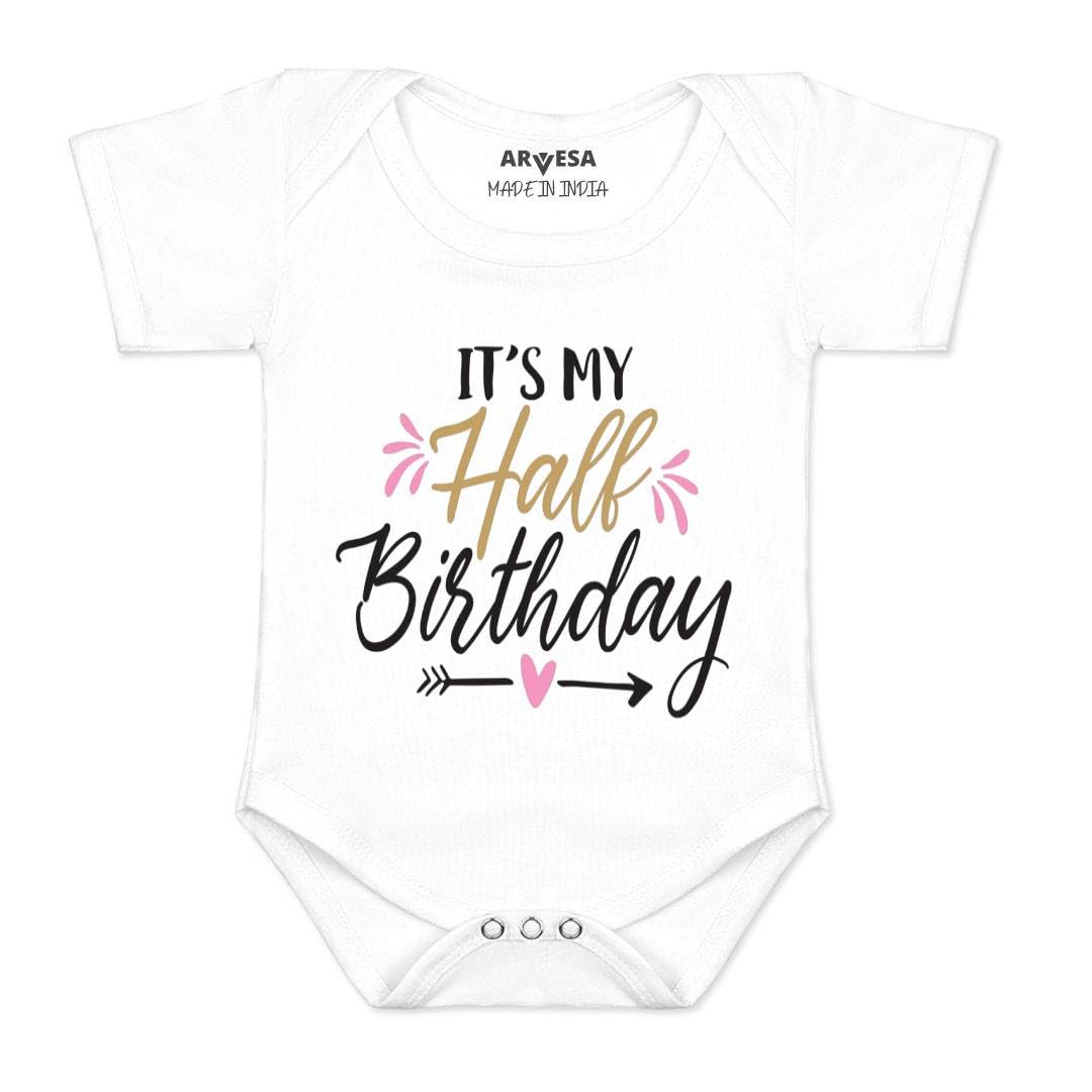 ARVESA Half Birthday Decorations for Baby Boy & Girl - Half Sleeve Envelope R180