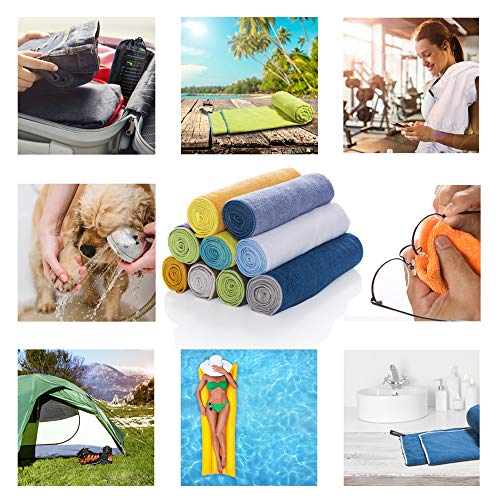 Original microfiber backpack sports towel for women and men travel towel extremely quick-drying sports beach and bath towel absorbent - Image 4