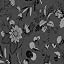 Z-black and Grey Floral