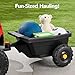 Best Choice Products Kids 12V Electric Ride On UTV Car and Trailer w/Parent Control, LED Lights, 2 Speeds, Bluetooth - Red
