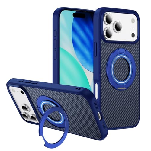 Housse de chargement sans fil magnétique iPhone 17 carbone