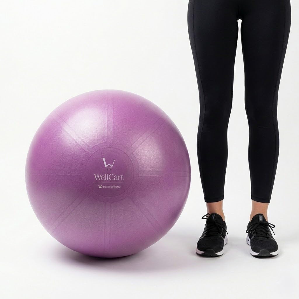 Inflatable Body Balance Ball Kit. Anti-Burst, Yoga-Ball, Luftpumpe, Workout-Program