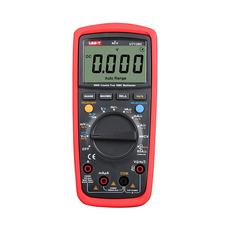 Multimètre de précision UT139C pour mesurer les variations de tension instables