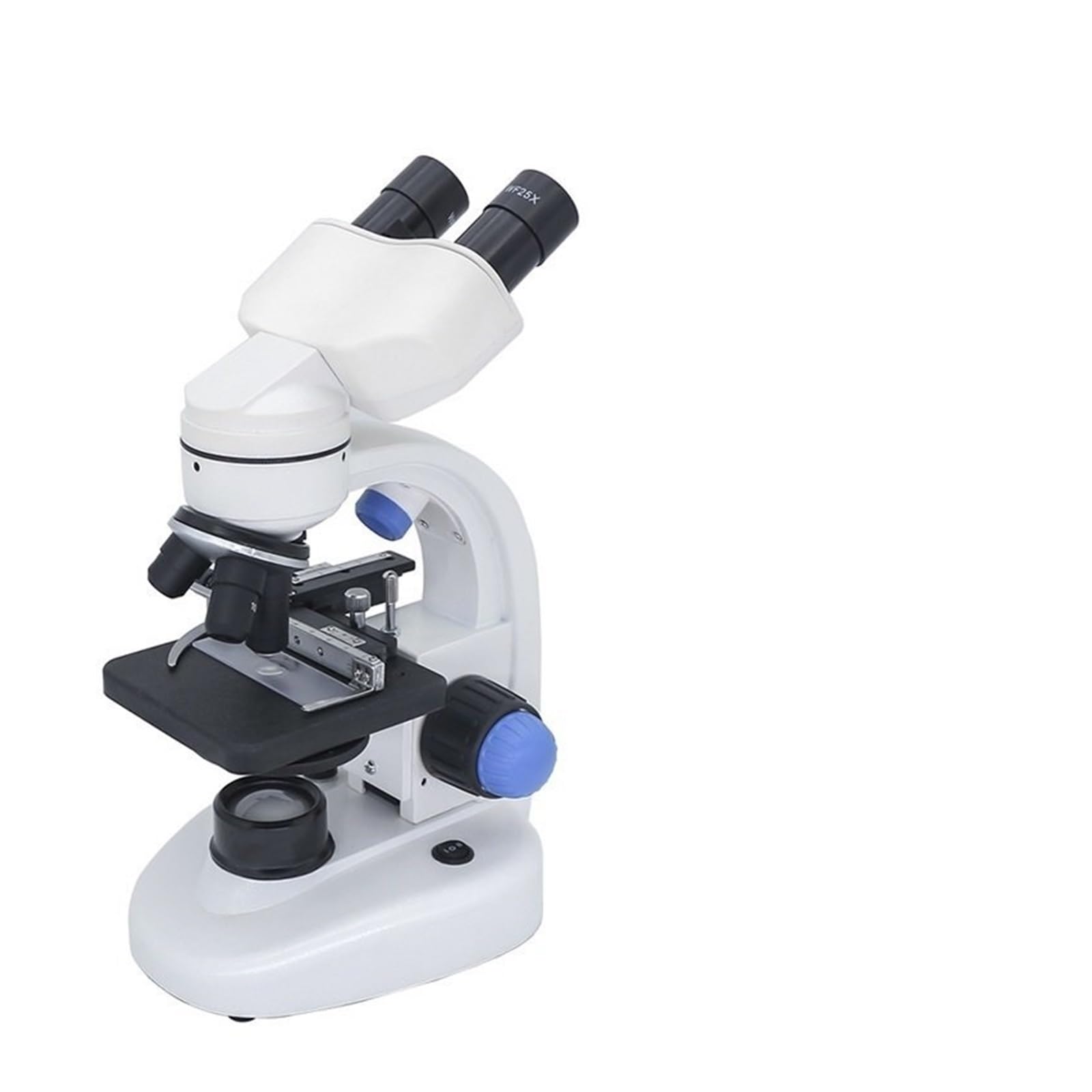Mikroskop, Mikroskop Biologiczny Mikroskop Binokularowy 40-2000X Z Górnym I Dolnym Oświetleniem LED Kamera USB 2,0 MP 100 Sztuk Preparatów(Microscope)