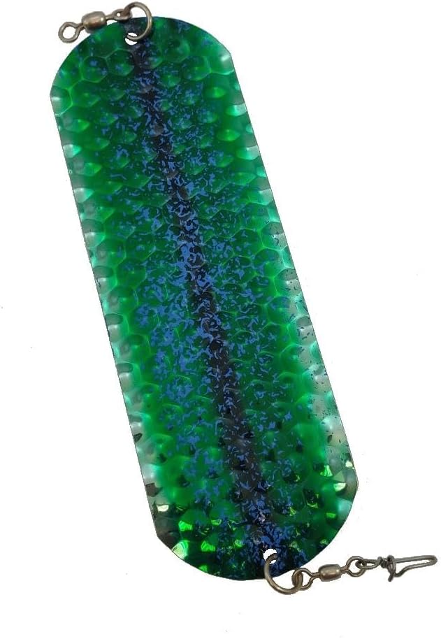 Silver Horde 4960000792#0 Dodger Hammered Ultra-Violet Green Spatter Back