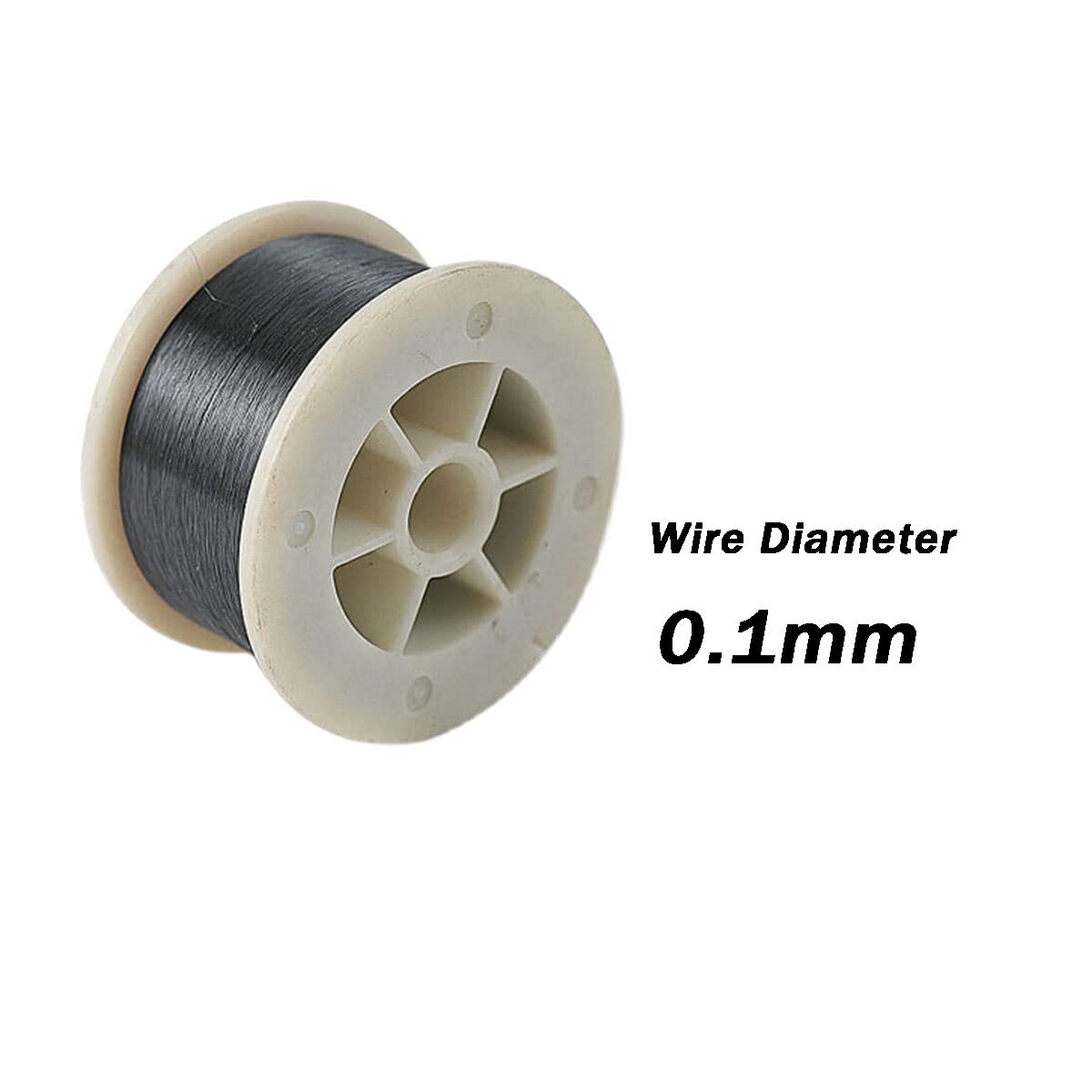 Wolframdraht-Metallspule, Filament feines Wolfram 99,95% Wolfram-Rollenmetallspule, hohe Reinheit, Durchmesser 0,1–0,18 mm(0.1Mm*3M)