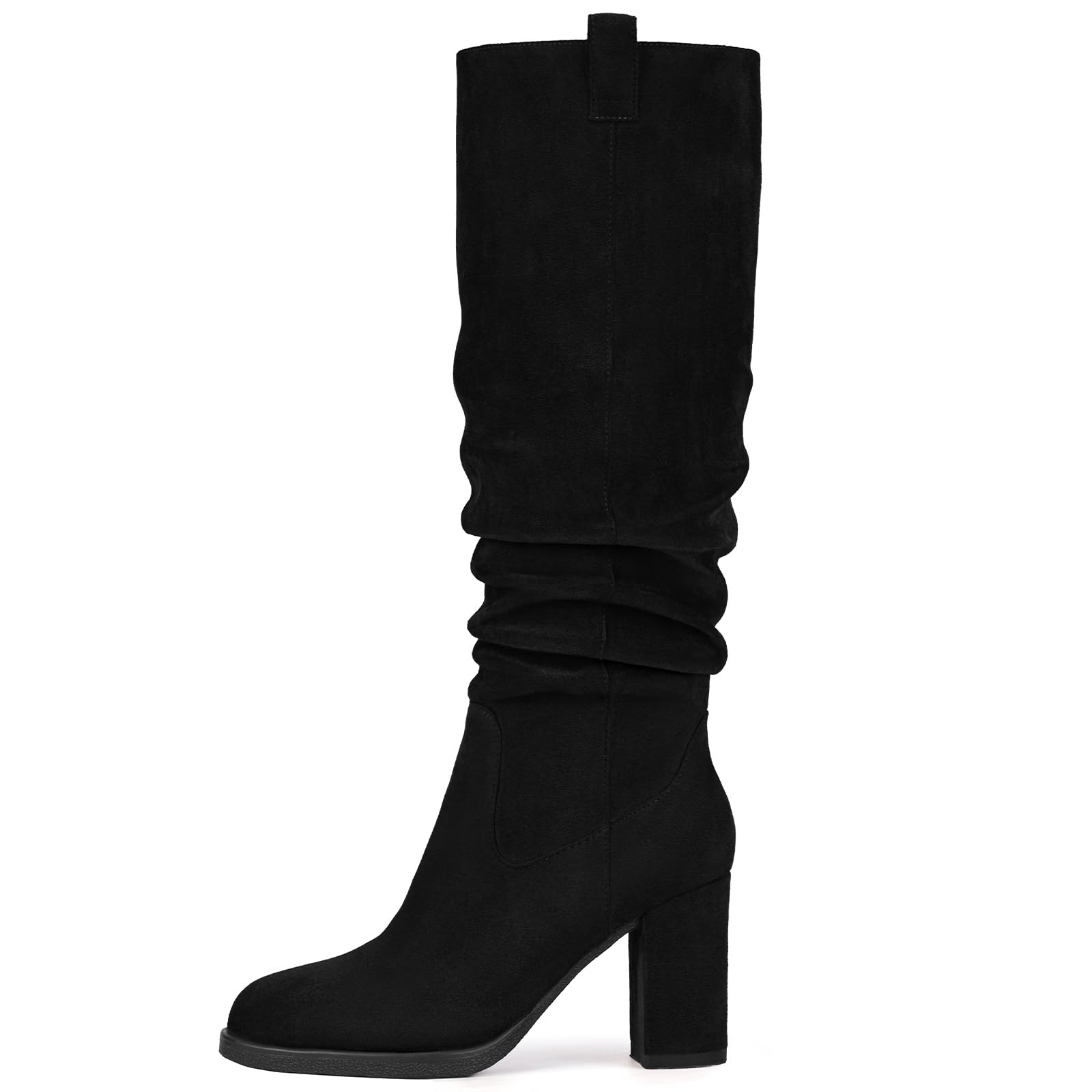 Suede Knee High Boots