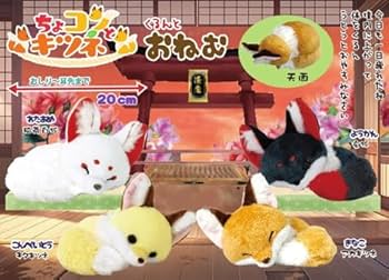 Amazon.co.jp: ちょコンとキツネ キツネ ぬいぐるみ (くるんとおねむ