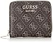 Produktbild Guess Damen Logo Rock Slg Small Zip Around Münzbörse, Grau (Coal), 2x10x11 centimeters