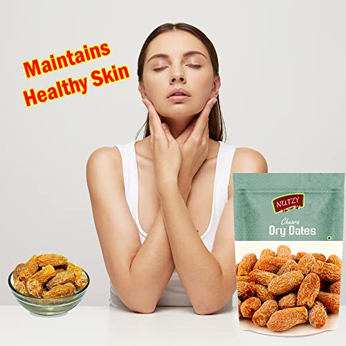 Image of Nutzy Premium Dates (Yellow Dates / Peela Khajoor, 800g)