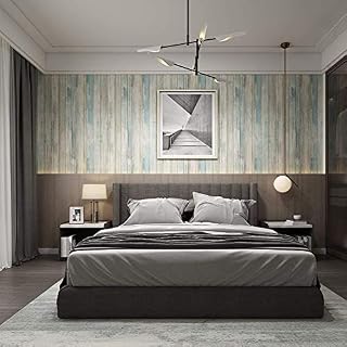 Wood Wallpaper 17.71" X 78.7" Self-Adhesive Removable Wood Peel and Stick Paper Decorative