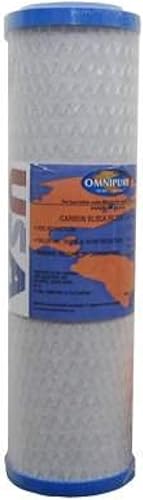 Omnipure (OMB934-1) 9.75"x2.75" Bloque de carbono Filtro de 1 micrón