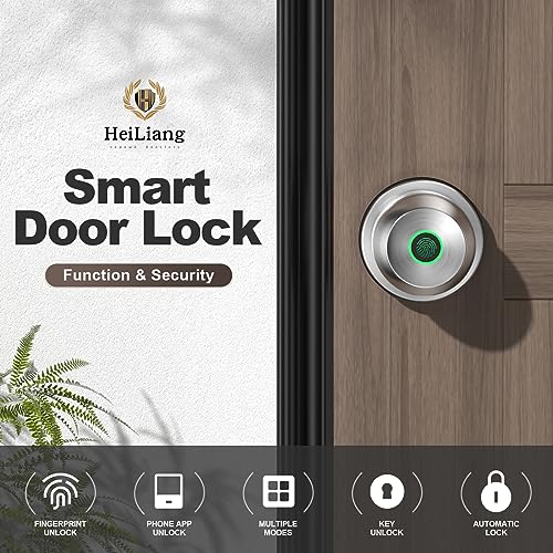 Hei Liang HL-2 Smart Door Knob, Fingerprint Door Lock Smart Lock Biometric Door Lock Fingerprint Door Knob thumb #1