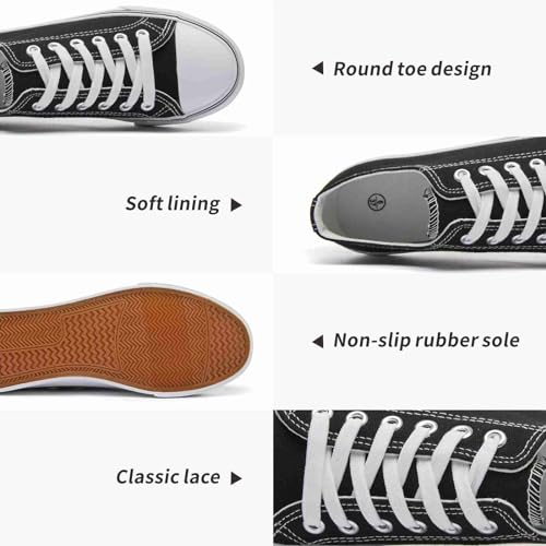 Iarus Womens Canvas Shoes Low top Sneakers for Womens Fashion Casual Shoes Walking Comfortable Shoes2
