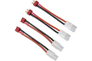 T Plug to Tamiya Connector Adapter Cable for RC Vehicle Battery Conversion