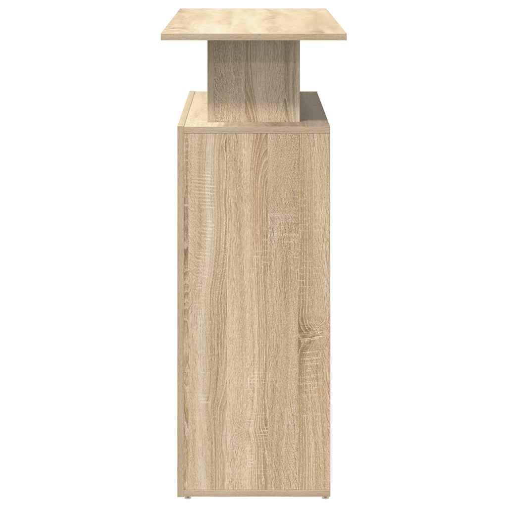 vidaXL Mostrador de recepción Roble Sonoma 100x40x104 cm Madera de ingeniería