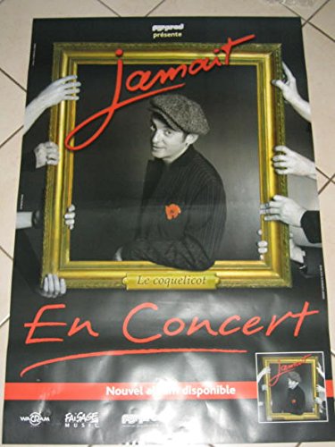 Jamait poster en concert 70x100cm creez une ambiance de bar musical chez vous