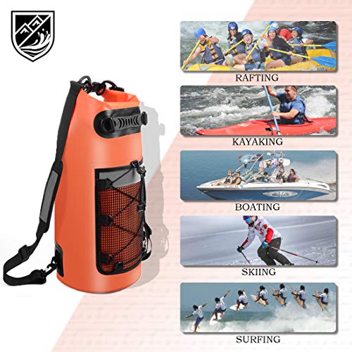 ALEENUN Borsa impermeabile con borsa per telefono