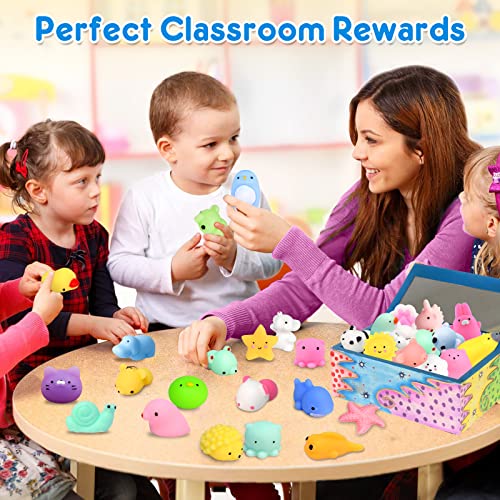 Mochi Squishy Toys Fly2Sky 28Pcs Animal Mini Squishies Kawaii Party Favors For Kids Cat Unicorn Squishy Squeeze Stress Relief Toys Goodie Bags Novelty Toy Easter Gifts For Boys Girls Adults, Random #TOP2