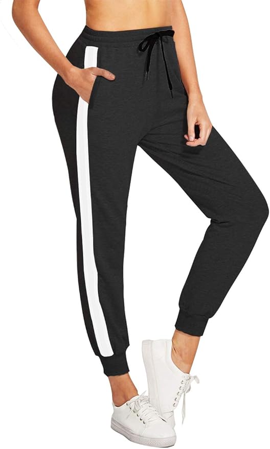 MAGNIVIT Women's Tracksuit Bottoms Joggers Lightweight Cotton Trousers
