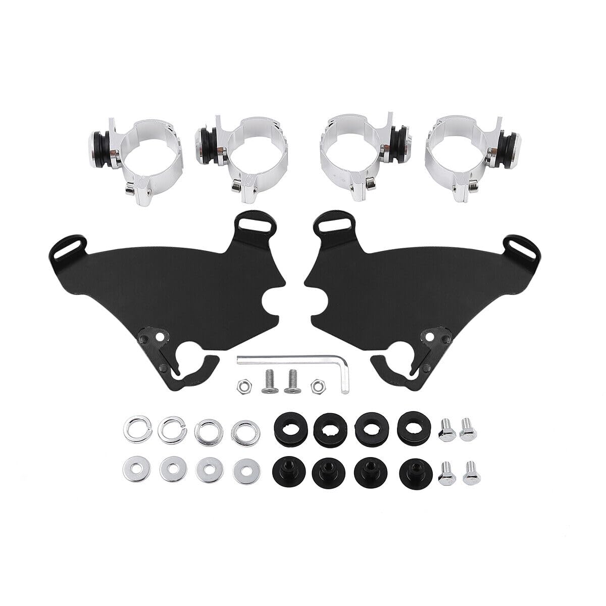 TCMT 39mm Fairing Trigger Lock Mount Kit Fit For Harley Sportster 883 1200 88-22