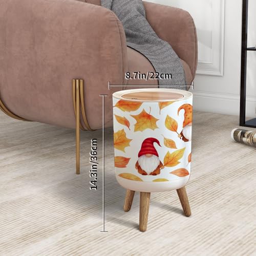 Caneca de Basura Pequeña con Tapa Decorativa miniatura 4