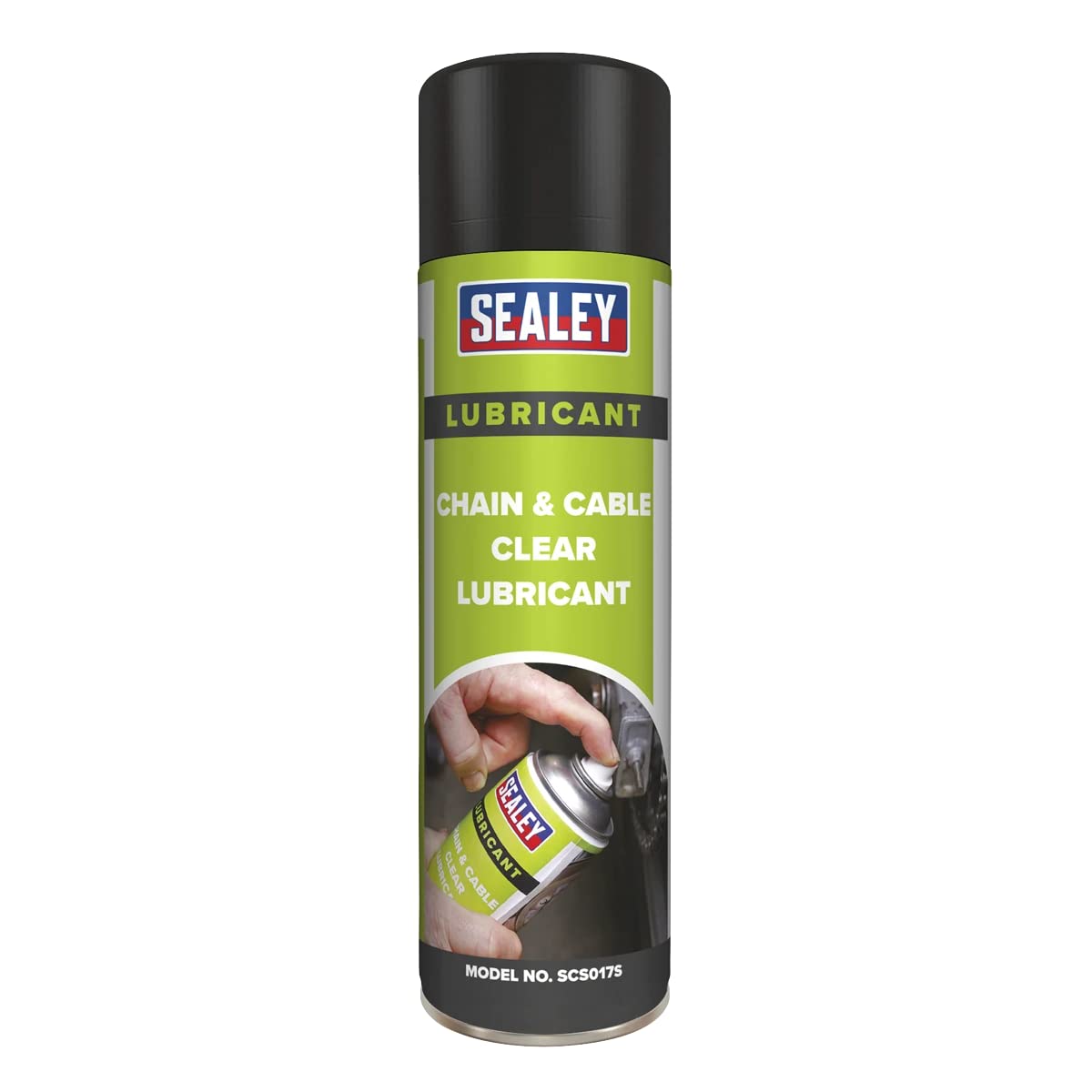 Sealey SCS017 catena e cavo trasparente lubrificante 500 ml Confezione da 6