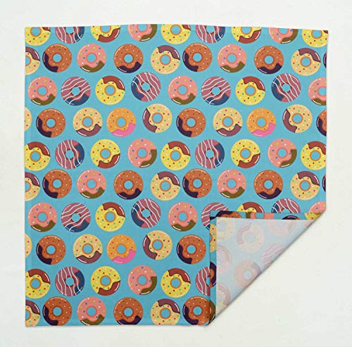Serviettes de table de cuisine haut de gamme en coton bleu - 6