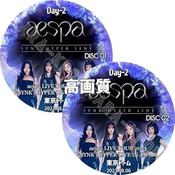 Amazon.co.jp: aespa DVD エスパ 2023 LIVE SYNK HYPER LINE IN JAPAN