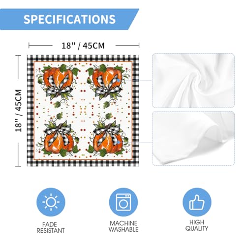 Servilletas de Tela 18 x 18 Pulgadas, Pack de 12 miniatura 6