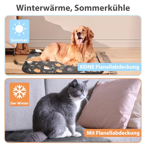 Lemmiklooma matt – veekindel, soe suurus 45*70cm, värv hall (YFFU)
