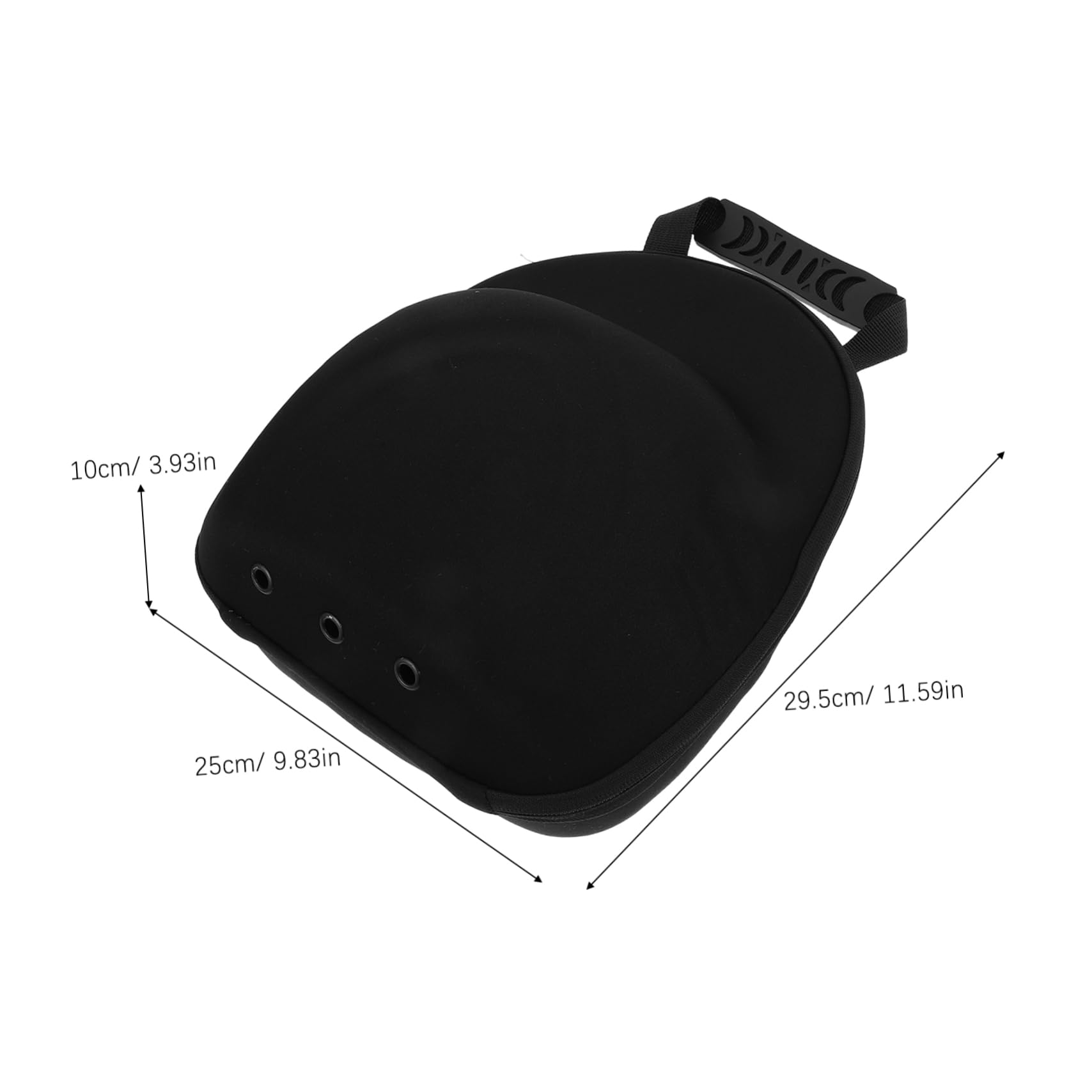 Estuche de Viaje para Gorra de Béisbol Eva Negro Antideformación | Bolsa Organizadora Portátil, Protección Uv, Almacenamiento Ligero para Hombres y Mujeres