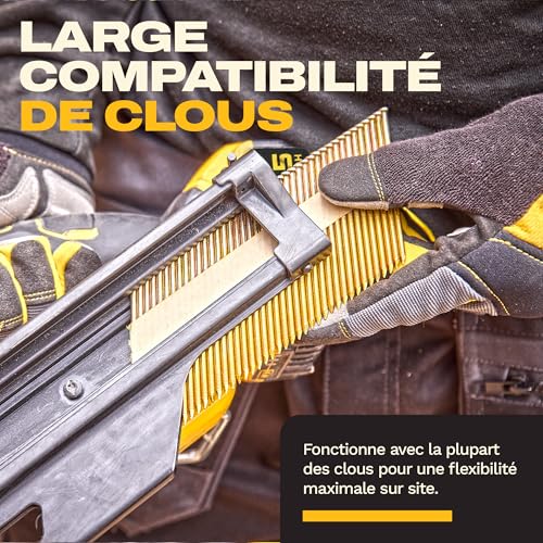 Dewalt Cloueur sans fil DCN950N 18V à déclenchement unique sans batterie ni chargeur - vue 7