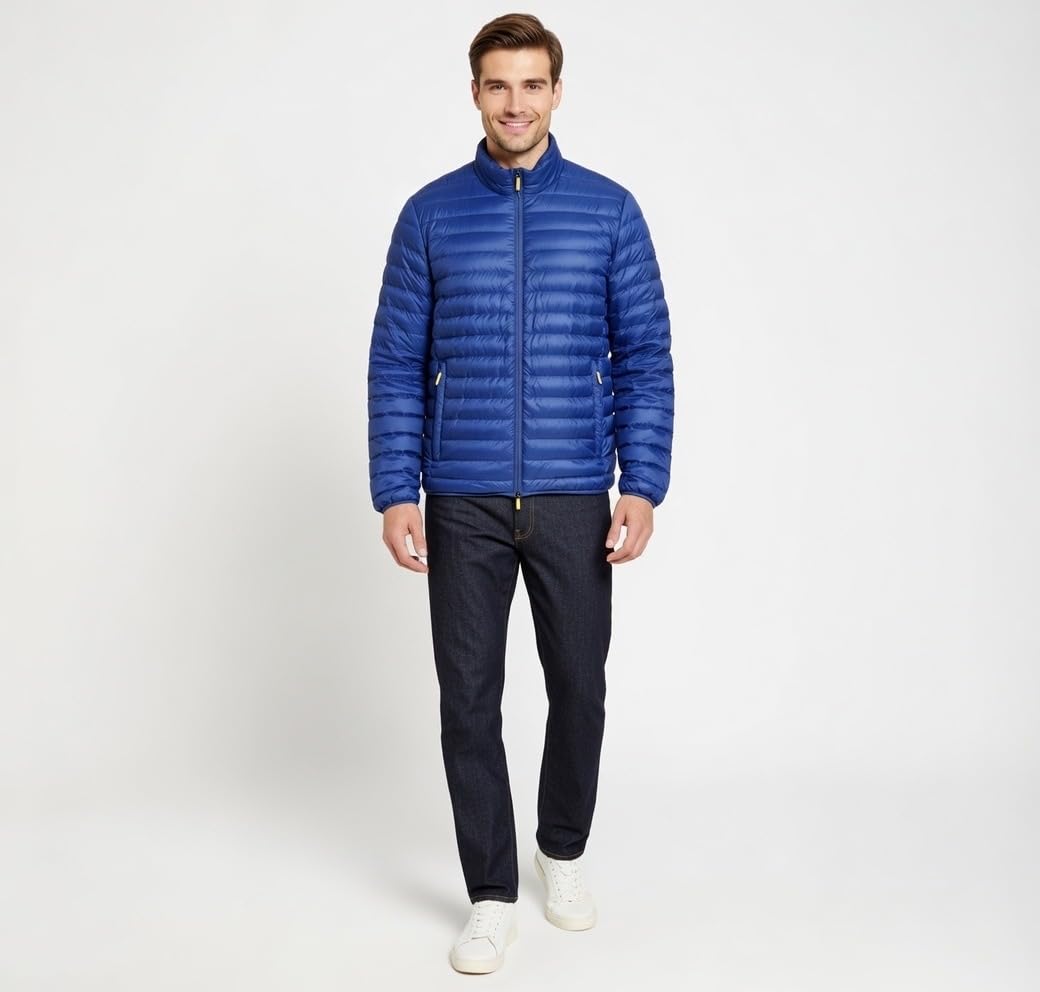 GIUBBOTTO UOMO PRIMAVERILE - PIUMINO UOMO LEGGERO ULTRALIGHT - ESTIVO - 60 GRAMMI - GIACCA PRIMAVERILE