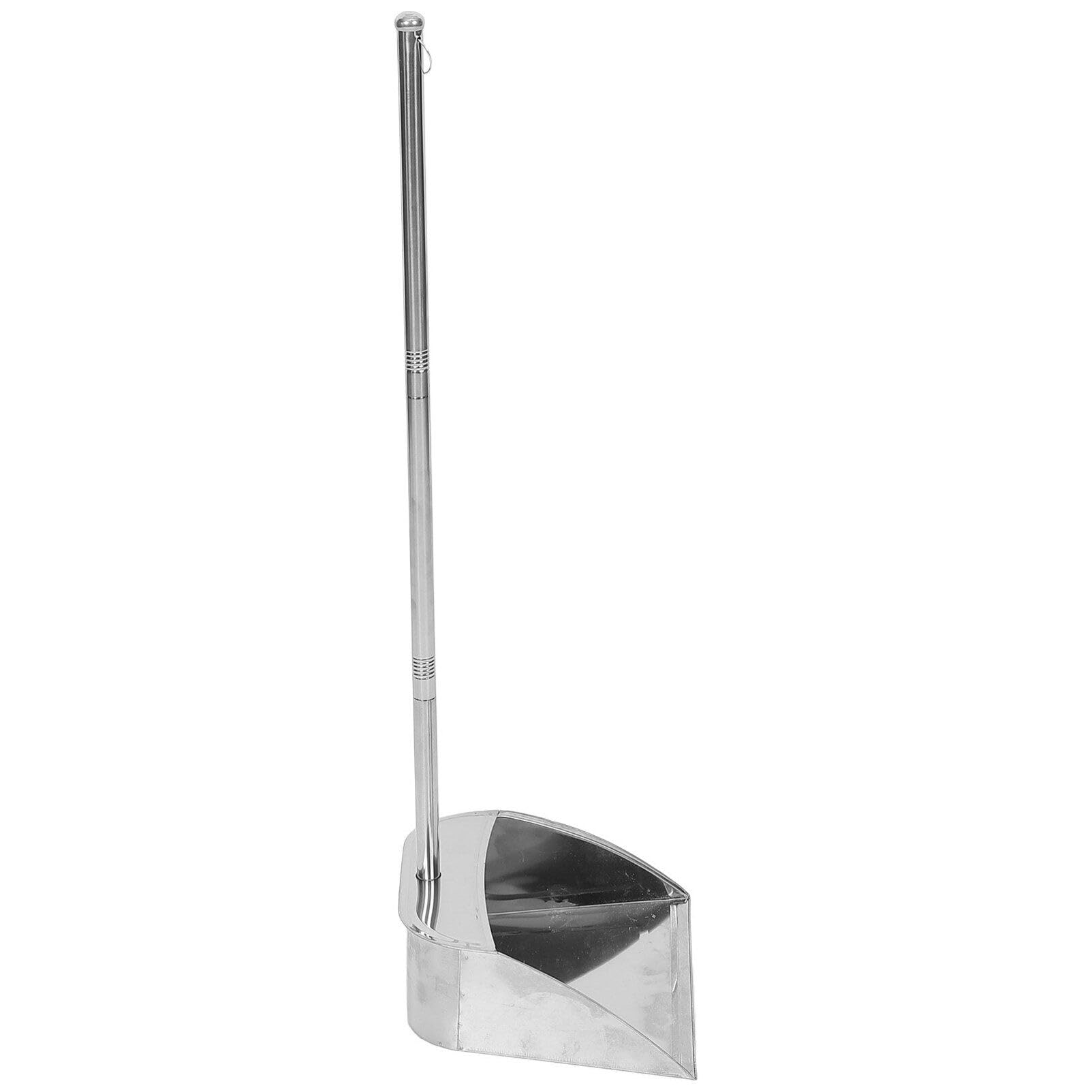 Alipis Recogedor de Basura de Acero Inoxidable sin Agacharse para Hogar | Color Plata, Ajuste al Suelo, Diseño de Limpieza Ahorro de Esfuerzo, Uso Doméstico