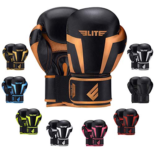 2021 Pro Boxing Gloves for Men Women & Kids, Boxing Training Gloves, Kickboxing Gloves, Sparring Gloves, Heavy Bag Gloves for Boxing, Kickboxing, Muay Thai, MMA (Copper, 8 Oz)