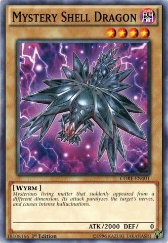 YU-GI-OH! - Mystery Shell Dragon (CORE-EN001) - Clash of Rebellions - 1st Edition - Common
