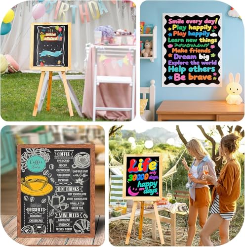 Image of 18 Pcs Black Poster Board Paper 11x14, ROOKEA Vision Boards Posterboard Bulk for School Projects Classroom Arts Craft Presentations Drawing Scrapbooking Blank Graphic Display