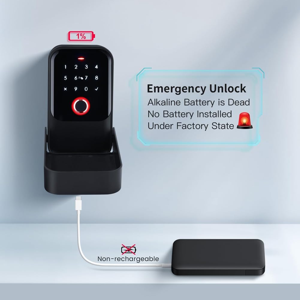 Scheda di accesso Bluetooth sblocco, impronte digitali, controllo, chiavi, password, sicurezza ufficio - montaggio a parete