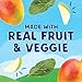 Stonyfield Organic Kids Whole Milk Yogurt Pouches 3.5 oz. Each Ct - Real Fruit Veggie, Pear Spinach Mango, (Pack of 4)