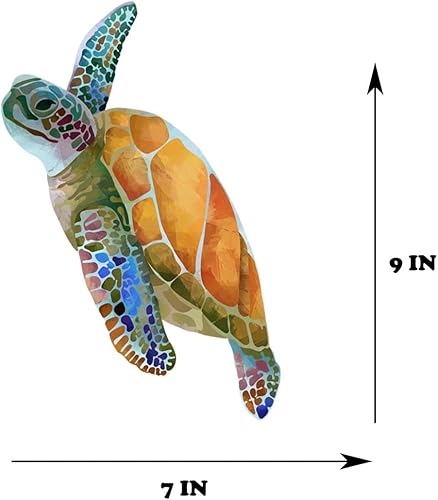 Miniatura 2 de Cartel de cumpleaños de tortuga bonitas decoraciones de fiesta de tortuga marina para baby shower, cumpleaños de niños, celebraciones temáticas bajo