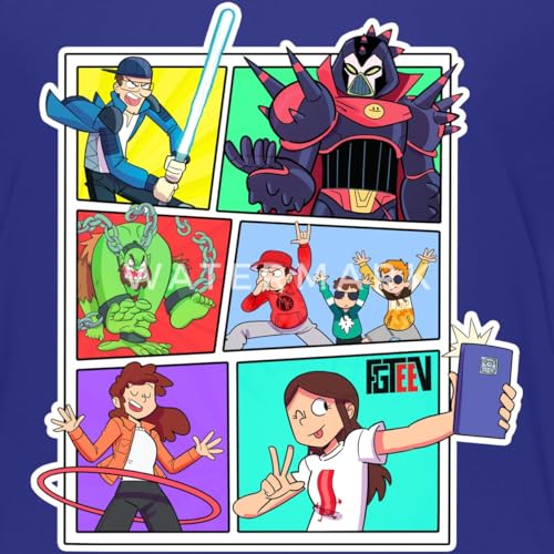 Spreadshirt FGTeeV Out of Time Book Shirt Kids' Premium T-Shirt2