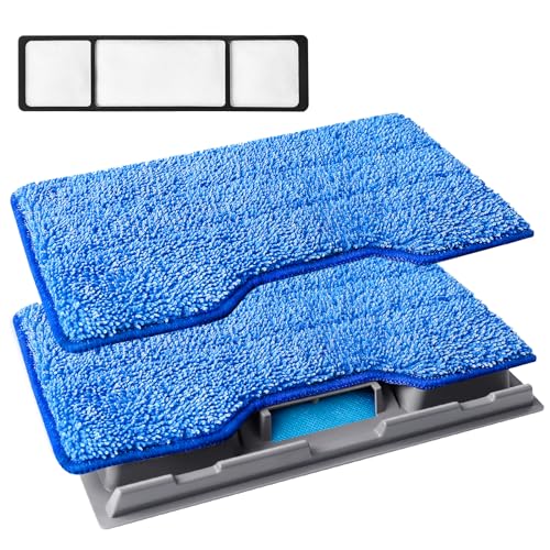 KEEPOW 2Pc Mop Pads Compatible with Shark VM252/200, Upgraded Dirt Chamber by KEEPOW - Used condition - US$12.97