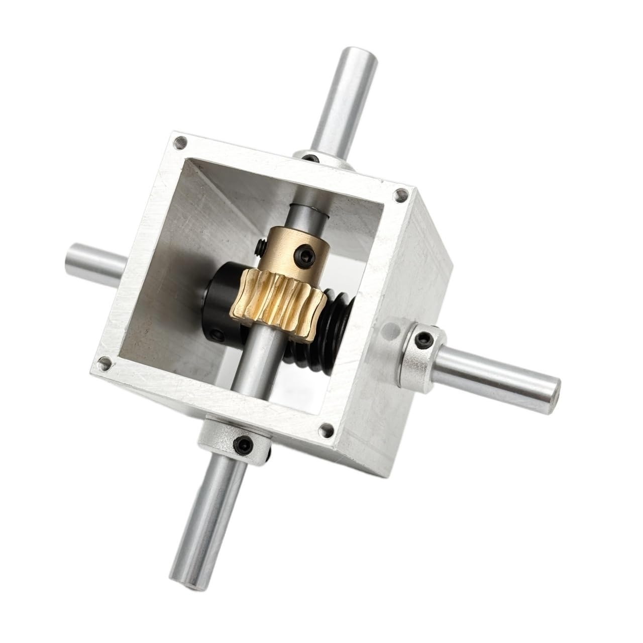 Angle Steering Worm Gear Gearbox 8mm Shaft 1:15 1:20 1:25 1:30 1:35 Transmission Steering Turnine Reducer Angle Device Commutator Driving Change(1 to 15 Ratio)