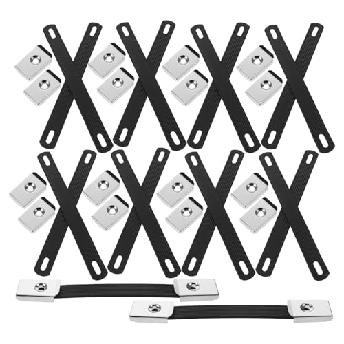 OSALADI Lot de 10 Poignées de Transport pour Caisson D’ampli 18 Cm en Métal Fixation Électrolytique, Poignées de Remplacement Antidérapantes pour Enceinte, Amplificateur et Boîtier Audio,