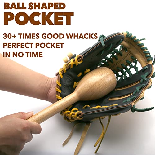 Aliball Baseball Glove Mallet, A Real One Piece Solid Construction Heavy Ball Mallet For Baseball Quick Create A Ball Shaped Pocket Softball Glove Mallet (A) #TOP3