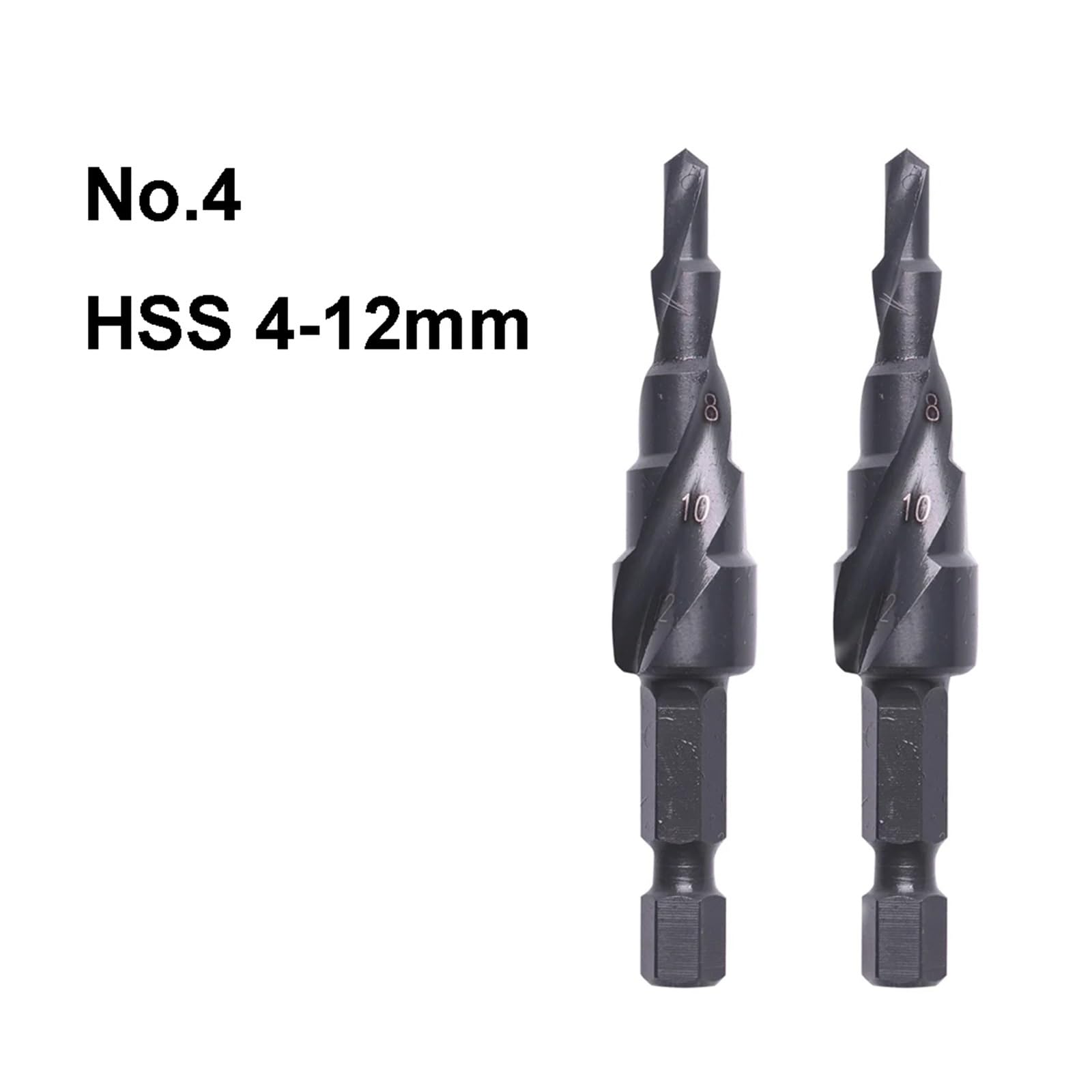 Juego de brocas escalonadas de acero de alta velocidad de 12 mm a 32 mm con revestimiento de nitruro.(4 20mm)