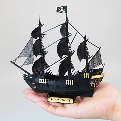 nanoblock NAN-PN124 Bausatz für schwarzes Piratenschiff – Bild 6