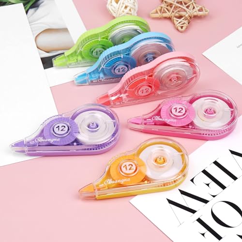 ECLET Correction Tape - Pack of 2 Pcs Correction Tape 12 Meter X 5 MM, for Journal, Correction Pen, Whitener for Correction, Stationary Items, Correction Pen Tape (Any 2 Random Color sent) F (B0CKW58M69) Amazon Price History, Amazon Price Tracker