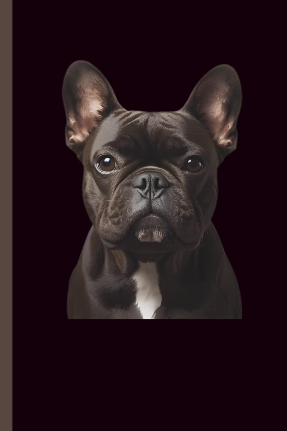 Carnet de notes Bouledogue Français ligné pour journaling et écriture quotidienne